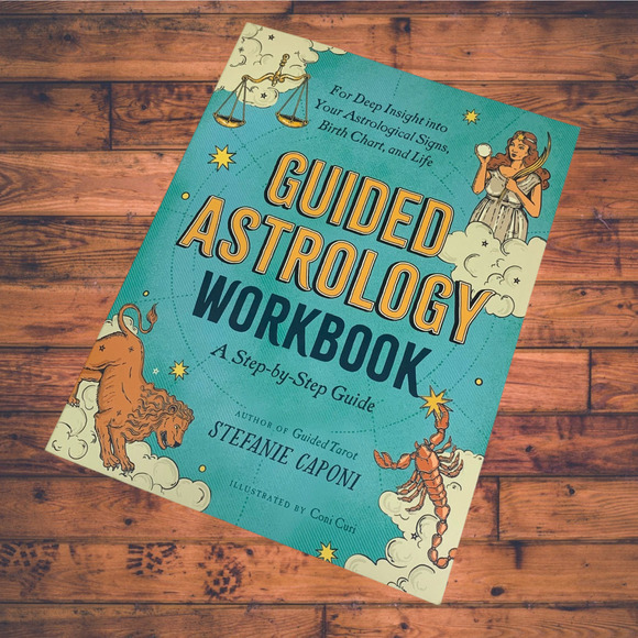 Guided Astrology Workbook Step-By-Step Guide Caponi 2023 Softcover Book - Picture 1 of 4